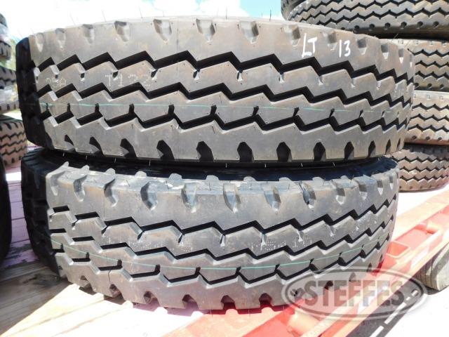 (2) 11R24.5 tires, New